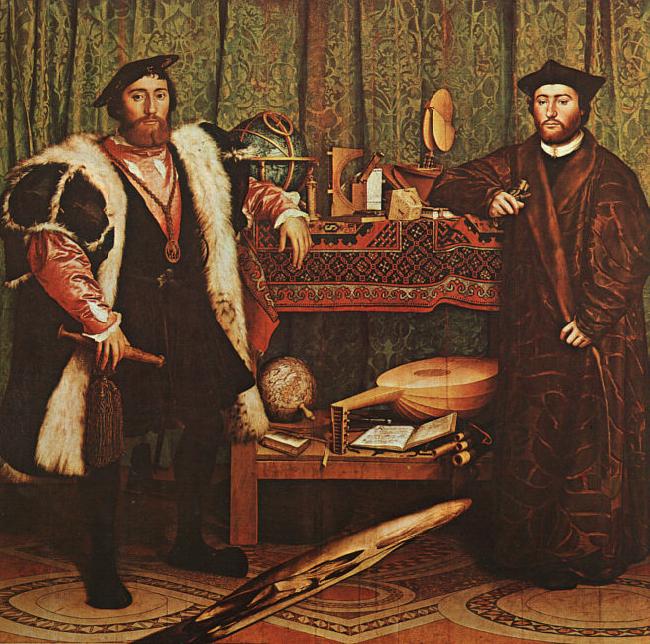 Hans Holbein The Ambassadors oil painting picture